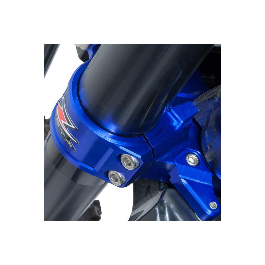 ZETA(ジータ) トリプルクランプキット ブルー WR250R/X F4558の画像