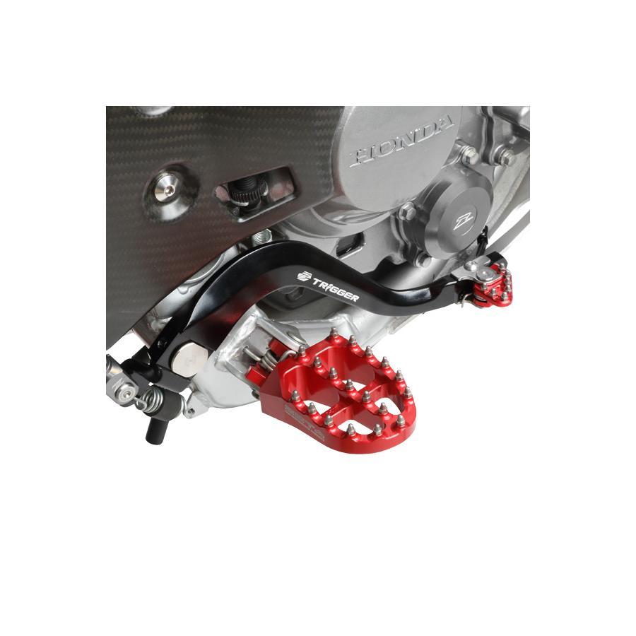ZETA ZETA(ジータ) トリガーブレーキペダル レッド CRF250L/M/RALLY