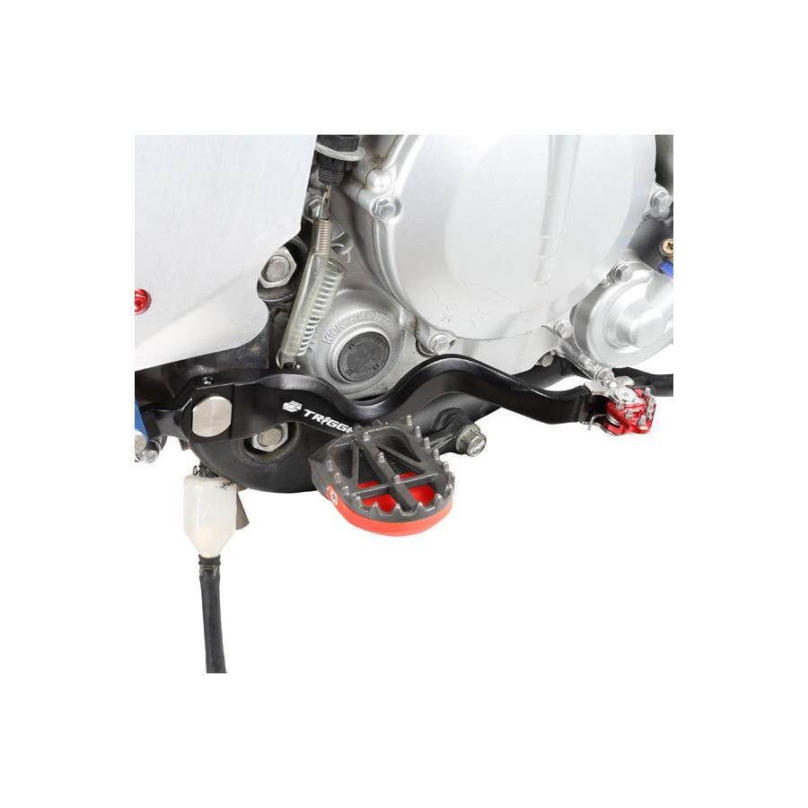 ZETA ZETA(ジータ) トリガーブレーキペダル レッド KLX250/D-TRACKER/X