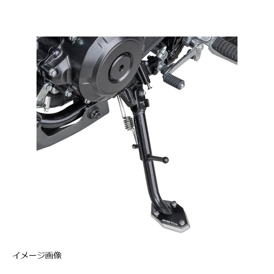 新登場 ZETA ジータ サイドスタンドエクステンダー ブラック シルバー