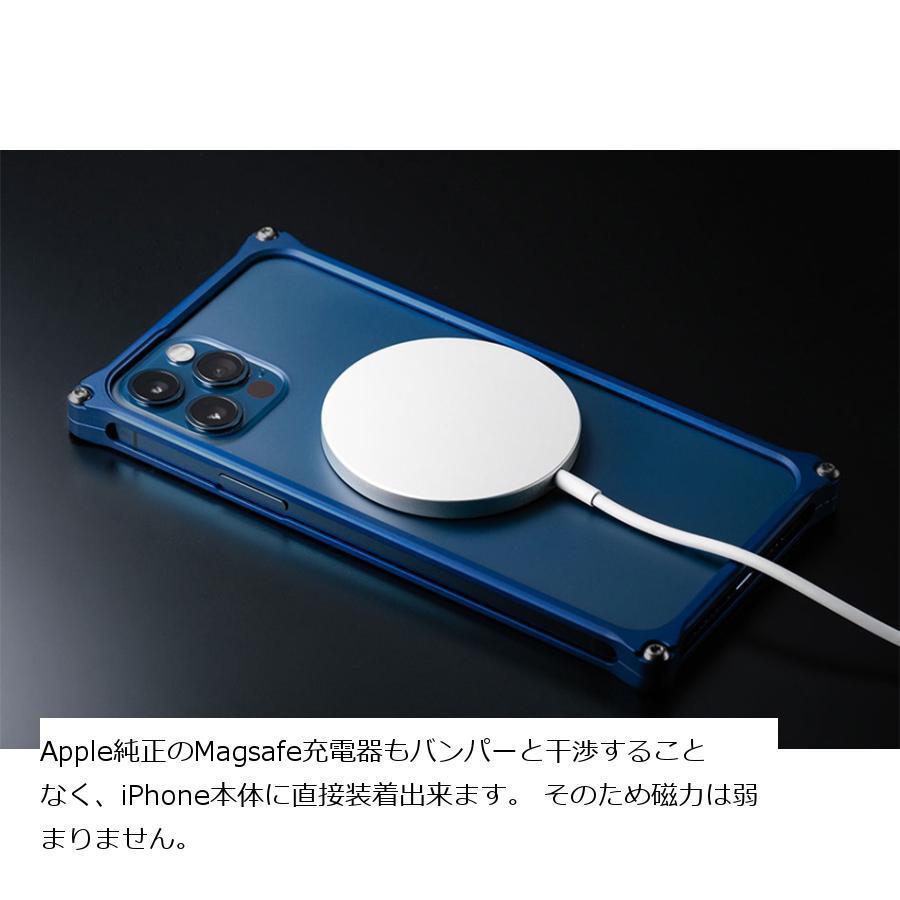 ギルドデザイン ソリッドバンパー レッド iPhone12 12Pro GI-428R｜rubbermark｜07