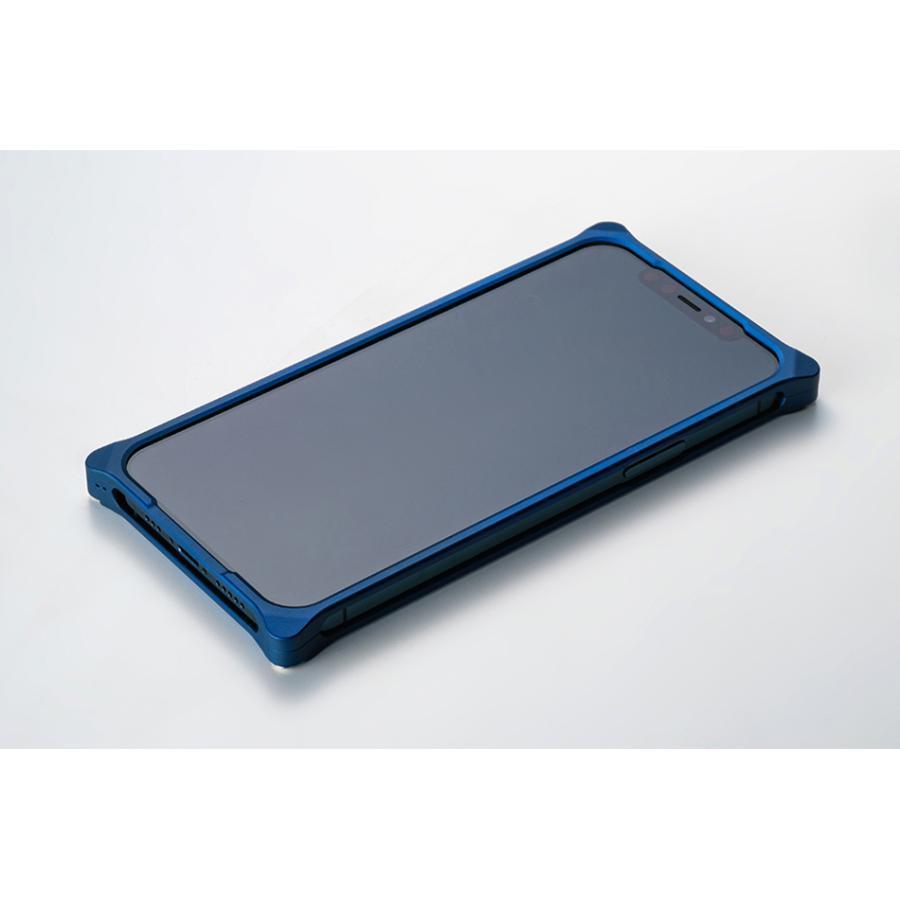 ギルドデザイン ソリッドバンパー マットブルー iPhone12ProMax GI-430MBL｜rubbermark｜02