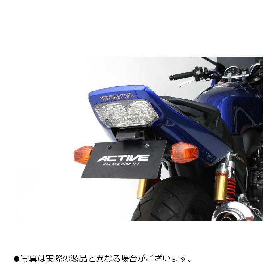 アクティブ フェンダーレスキット LEDナンバー灯付 ブラック CB400SF CB400SB 1151102｜rubbermark