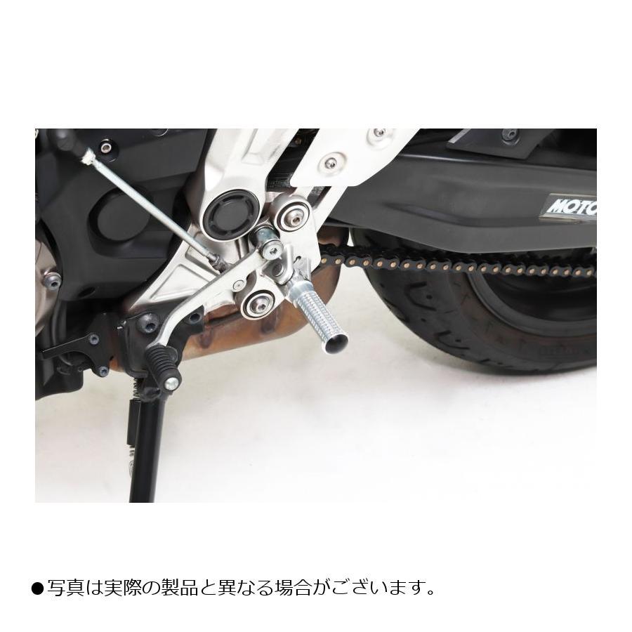 アクティブ ステップバー（ライダー側）シルバー YAMAHA系の画像