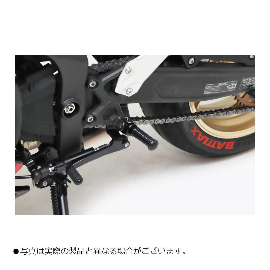 アクティブ ステップバー（ライダー側）ブラック KAWASAKI系-1の画像