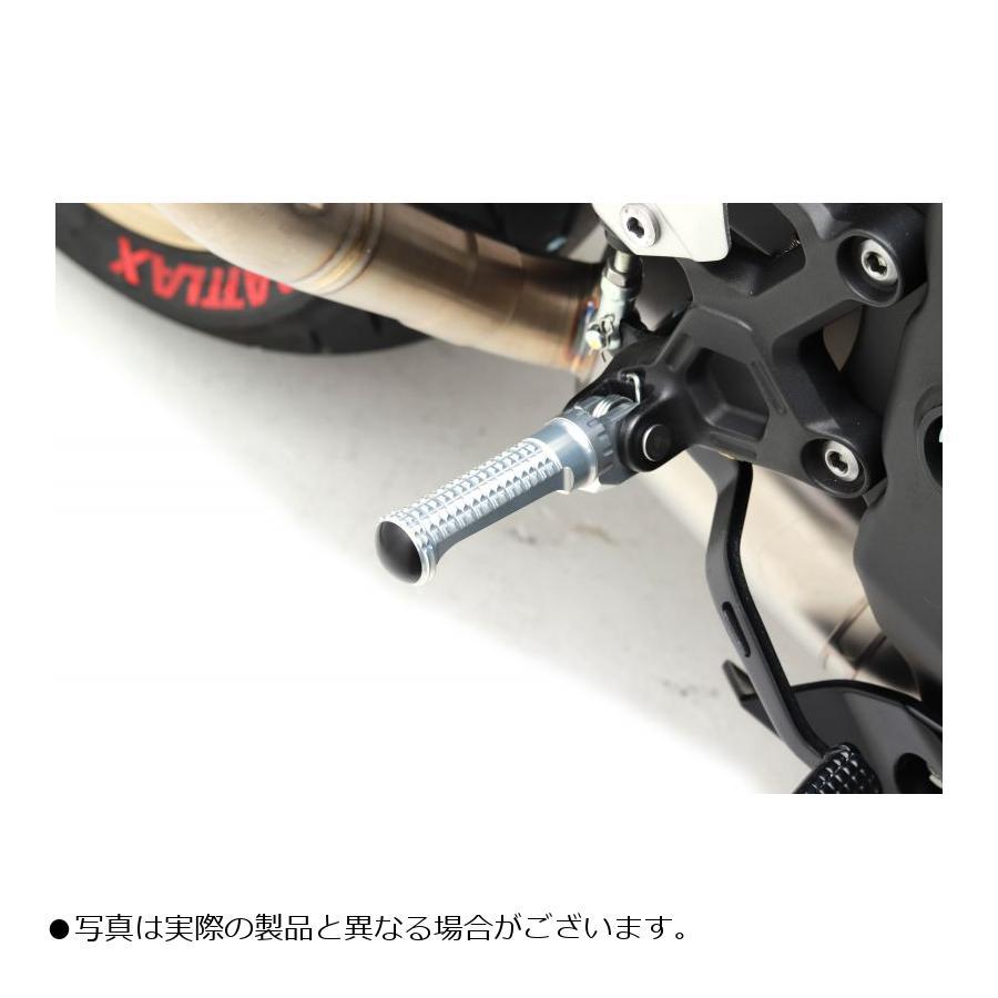 アクティブ ステップバー（ライダー側）シルバー KAWASAKI系-2の画像