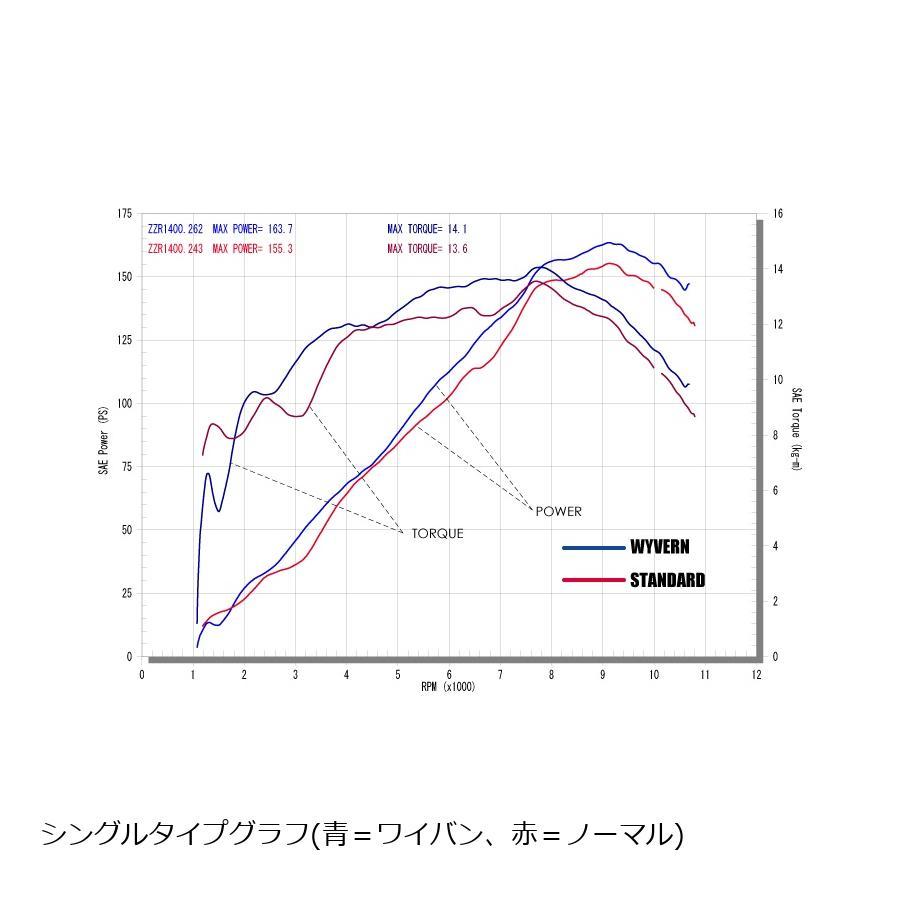 アールズギア ワイバン シングル DB ZZR1400/ZX-14 06-07