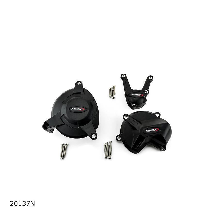 プーチ Puig エンジンケースカバー ブラック S1000R S1000RR S1000XR 20137N