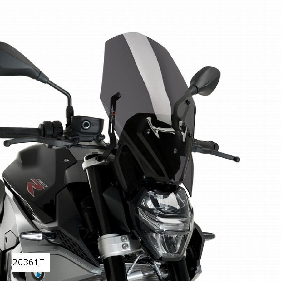 プーチ Puig ニュージェネレーションNK TOURING ステー付 ダークスモーク F900R 20361F