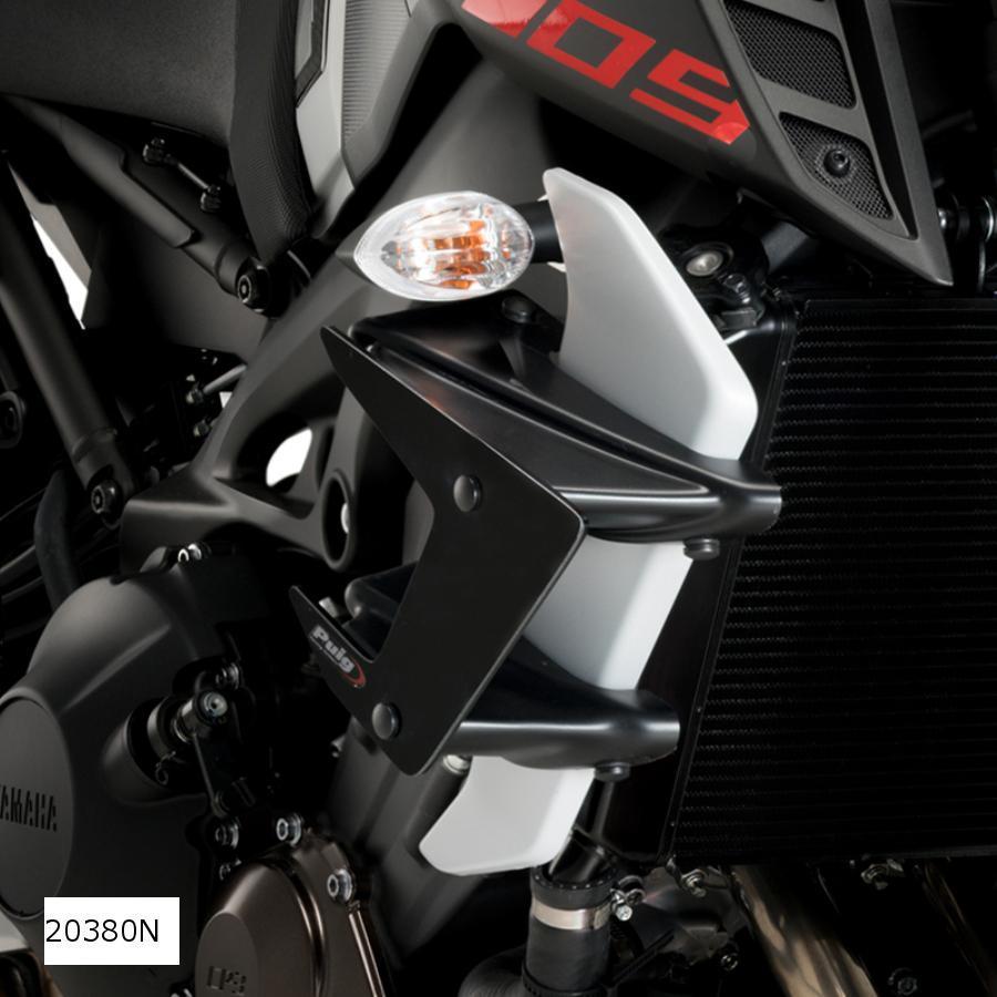 プーチ Puig サイドダウンフォースネイキッドスポイラー ブラック MT-09 SP 20380N