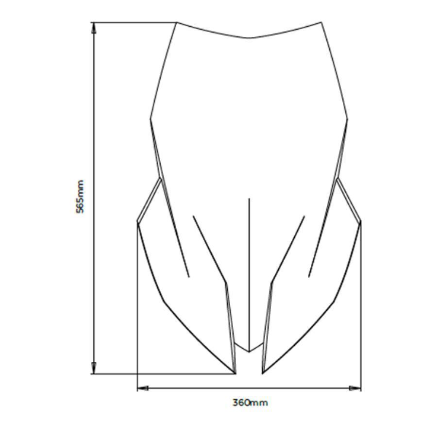 プーチ Puig ツーリングスクリーン スモーク F900XR 20391H｜rubbermark｜02