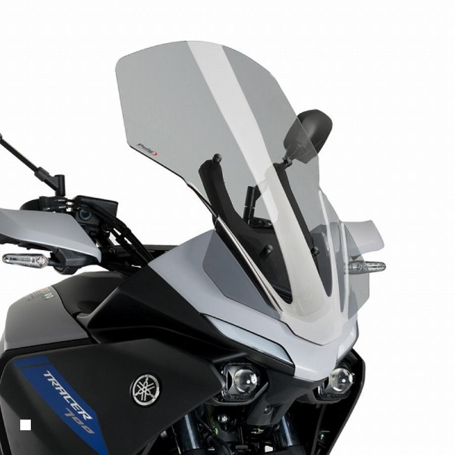 Puig - プーチ ツーリング映写幕 雲煙 MT-07 TRACER トレーサー 20434H スクリーン-車、バイク、自転車