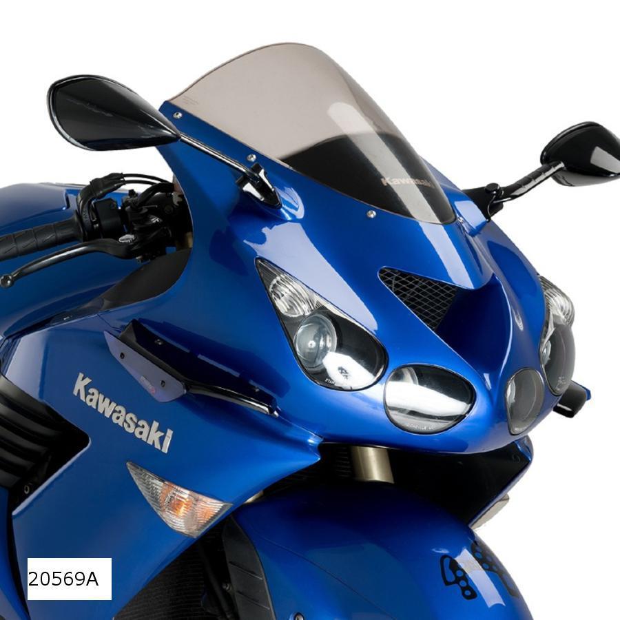 Puig（プーチ） サイドダウンフォーススポイラー ブルー ZZR1400