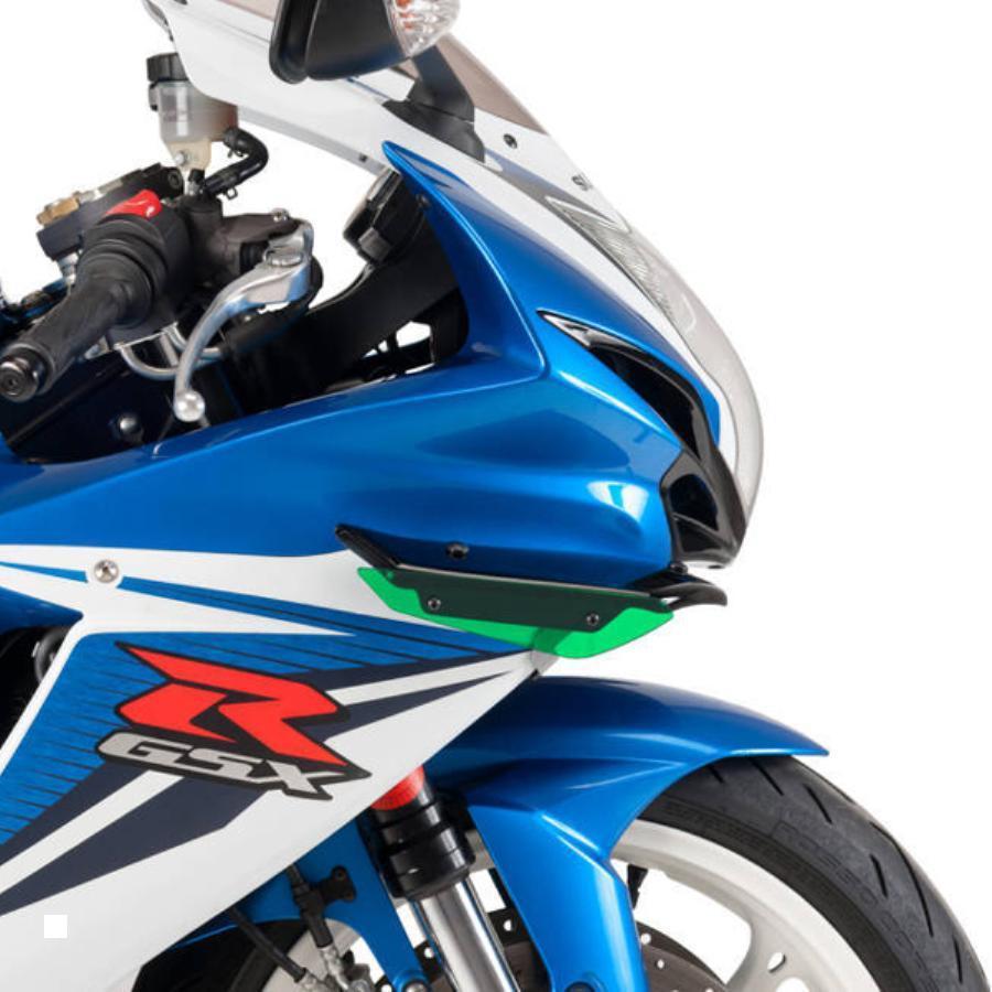 Puig（プーチ） サイドダウンフォーススポイラー グリーン GSX-R750