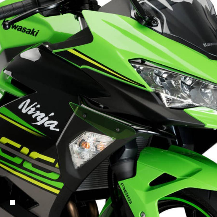 ぴー Puig（プーチ） サイドダウンフォーススポイラー グリーン NINJA400