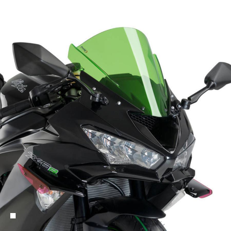 まる Puig（プーチ） サイドダウンフォーススポイラー レッド ZX-6R 636