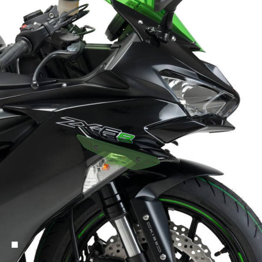 Puig プーチ サイドダウンフォーススポイラー グリーン ZX-6R