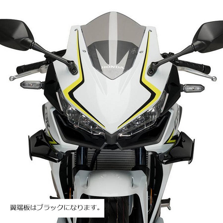 Puig プーチ サイドダウンフォーススポイラー ブラック CBR400 500R