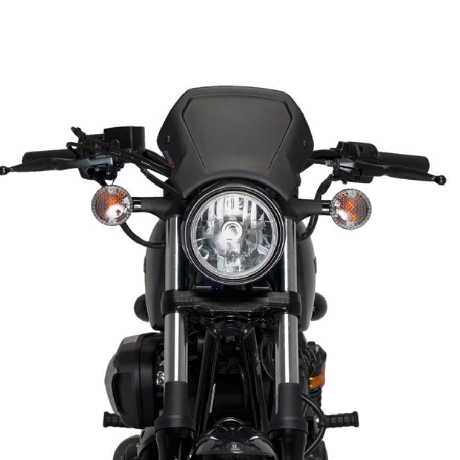 Puig（プーチ） フロントパネル ブラック アルミ XV950 R RACER