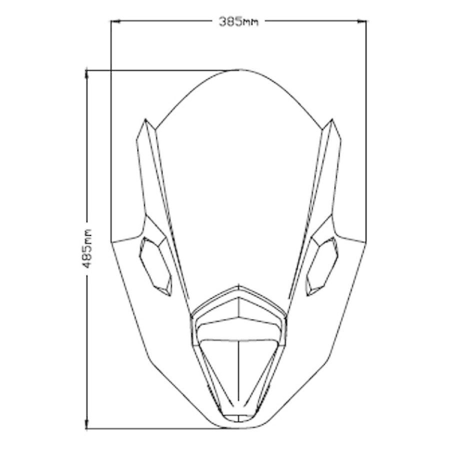 プーチ Puig レーシングスクリーン Z-RACINGDスモーク NINJA650 ニンジャ650 3881Fの画像
