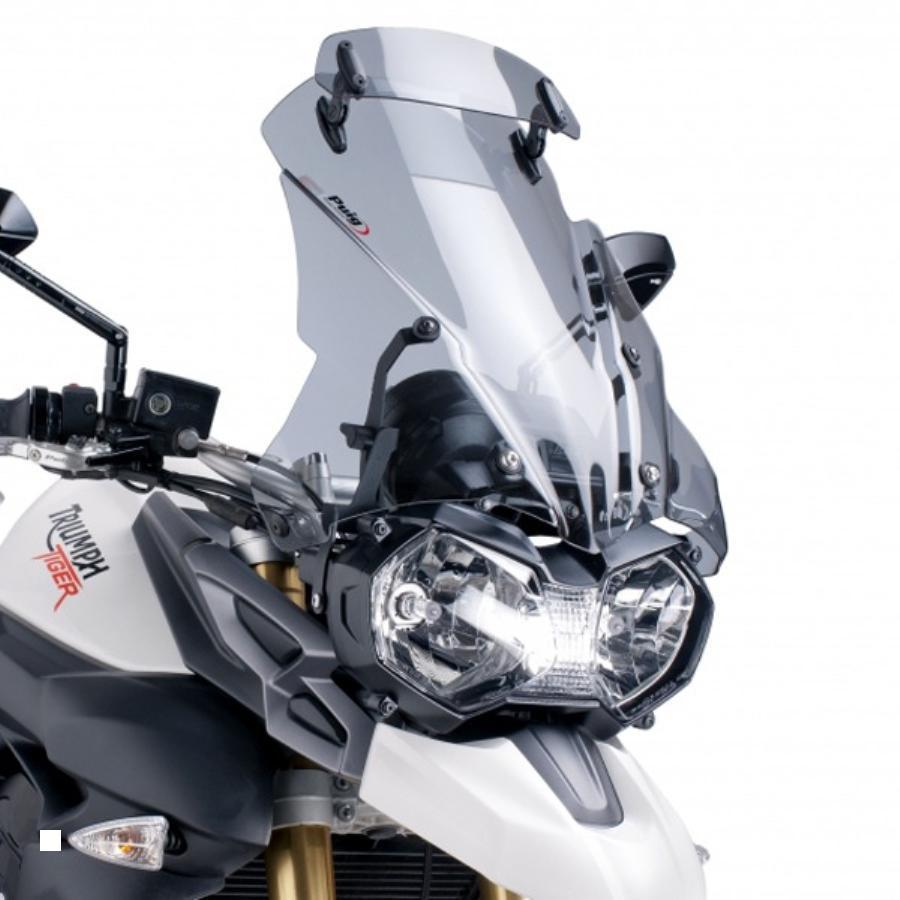 プーチ Puig スクリーン ツーリング/バイザー付スモーク TIGER800 タイガー800 5918H