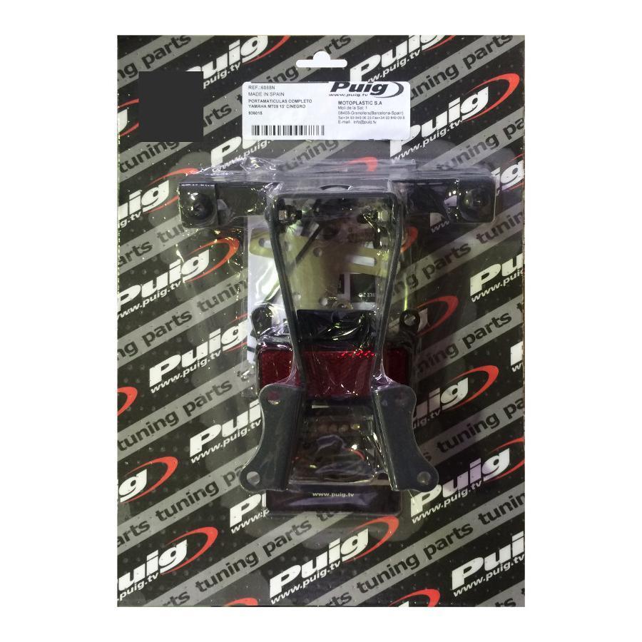 Puig - プーチ 使用許可受け支える 黒いこと MT-09 6885N 車、バイク、自転車-フェンダーレスキット