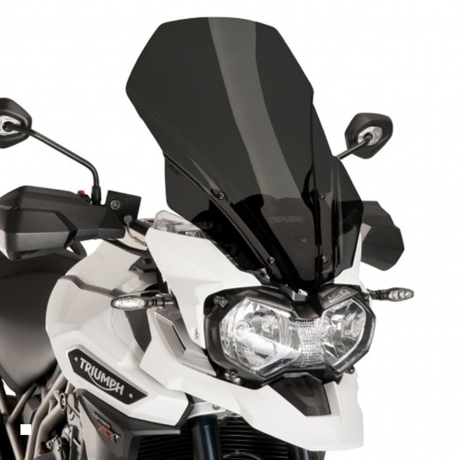 プーチ Puig スクリーン ツーリング ダークスモーク TRIUMPH TIGER EXPLORER1200 タイガーエクスプローラー 8915F