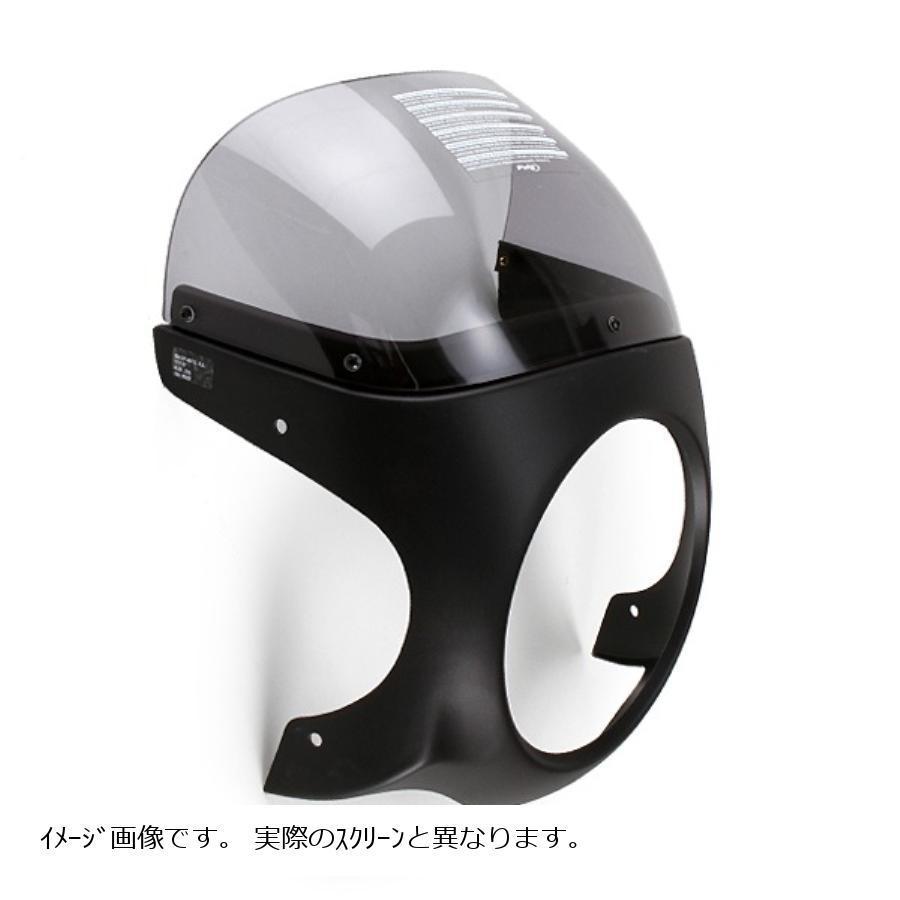 プーチ Puig レトロフェアリング ブラック/ブラック 汎用 ヘッドライト直径 180mmタイプ 9554N_2