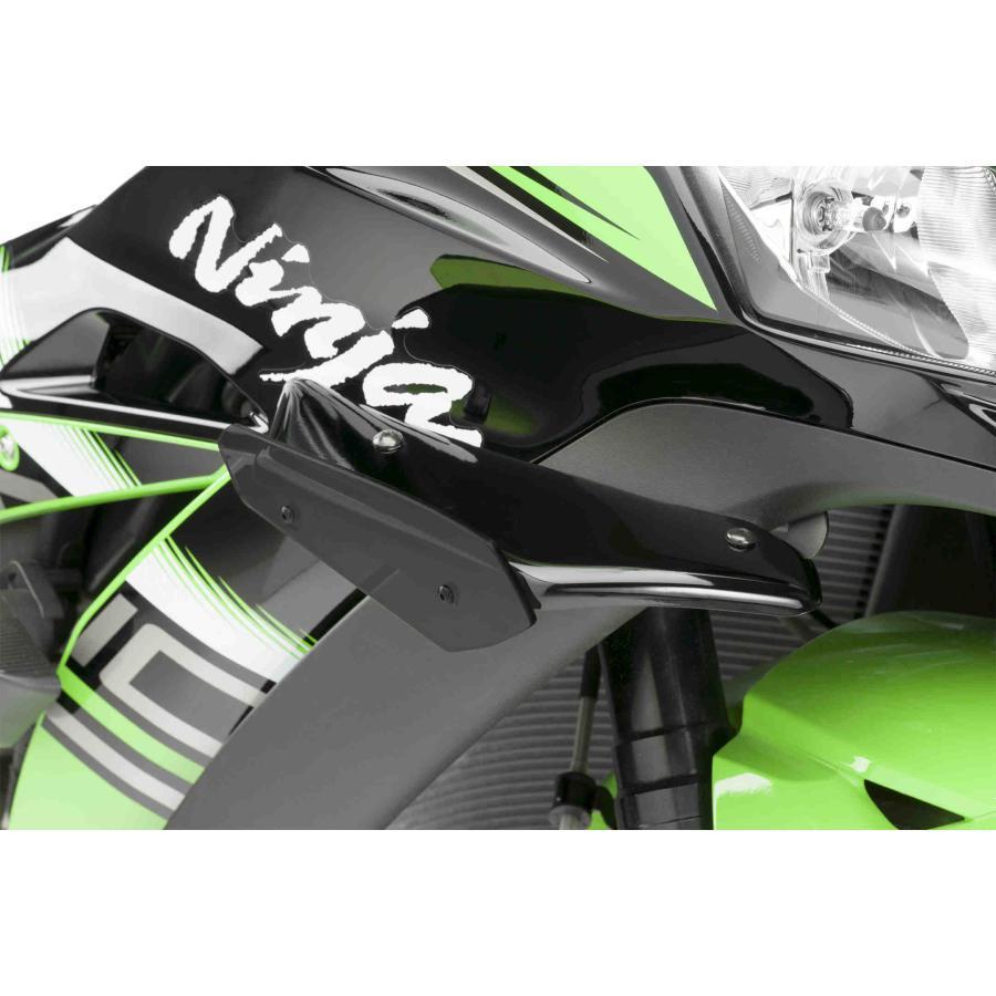 Puig プーチ サイドダウンフォーススポイラー ブラック ZX-10R