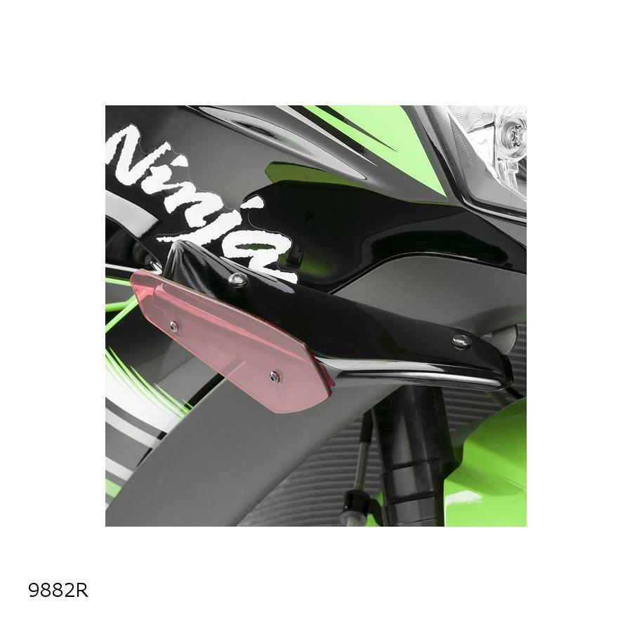 ぶんた④ Puig（プーチ） サイドダウンフォーススポイラー レッド ZX-10R RR SE