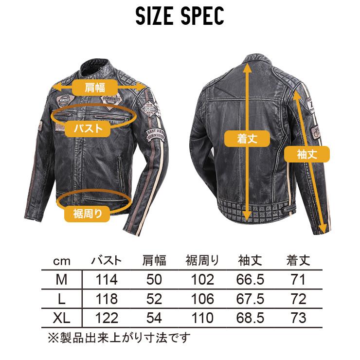 DEGNER デグナー シープレザージャケット 20SJ-7 : バイク・車