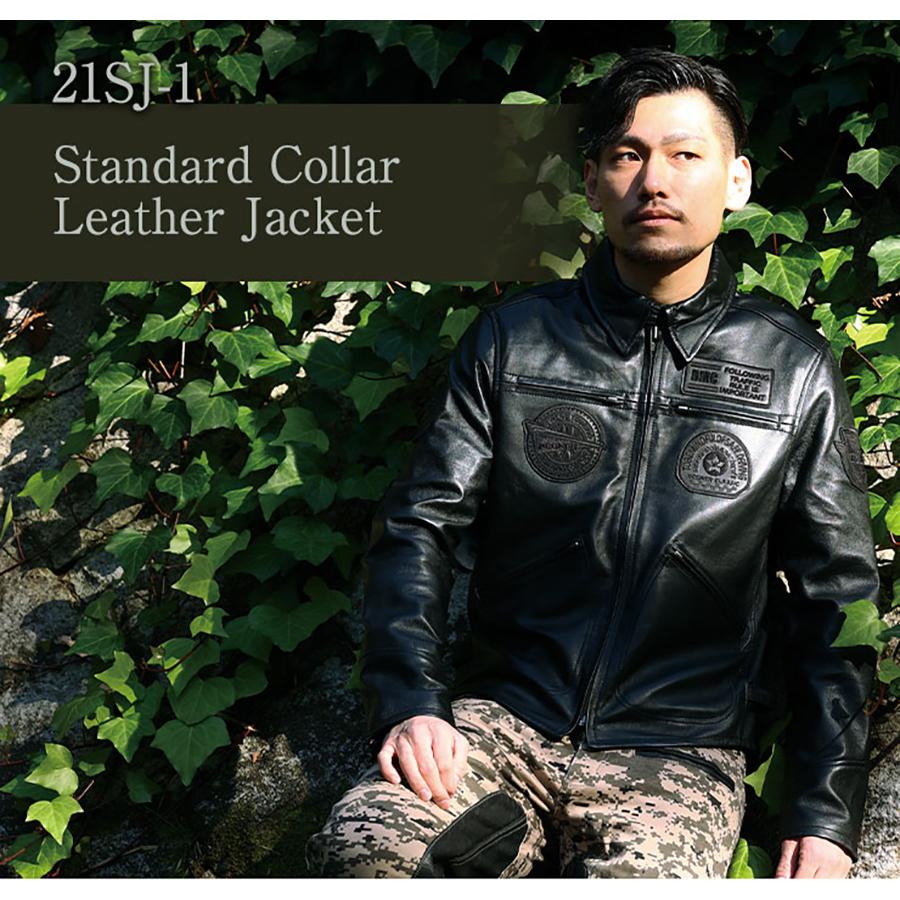 DEGNER（デグナー） レザーシャツカラージャケット 21SJ-1 : バイク
