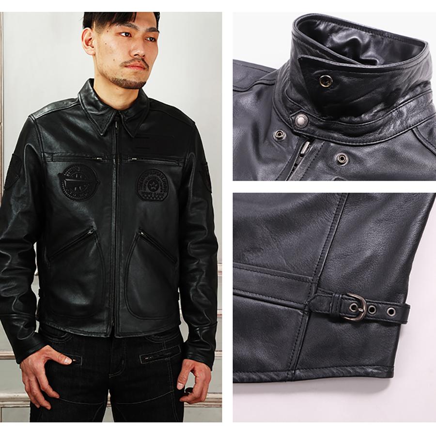 DEGNER（デグナー） レザーシャツカラージャケット 21SJ-1 : バイク