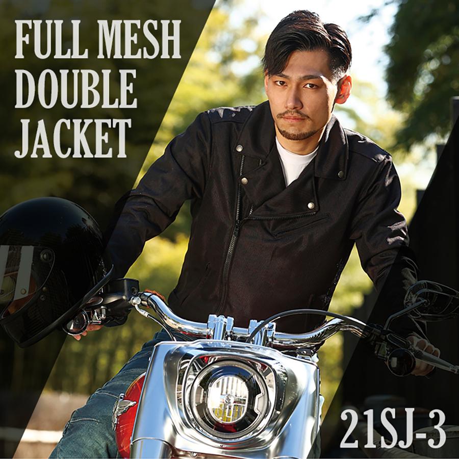 DEGNER（デグナー） メッシュダブルジャケット 21SJ-3 : バイク・車