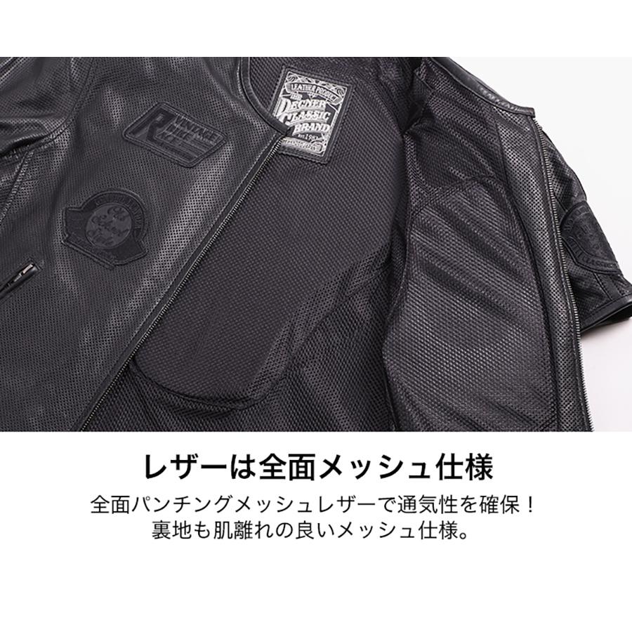 DEGNER（デグナー） メッシュハーフスリーブジャケット 21SJ-4