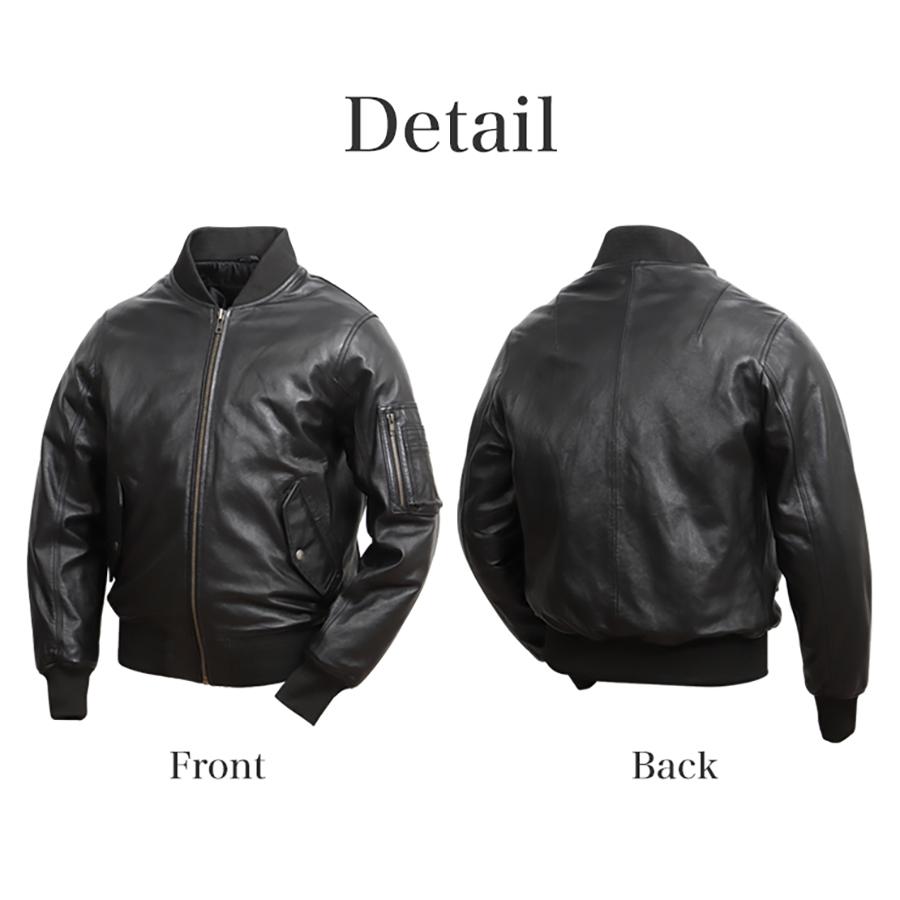 デグナー シープレザー MA-1ジャケット 21WJ-1 