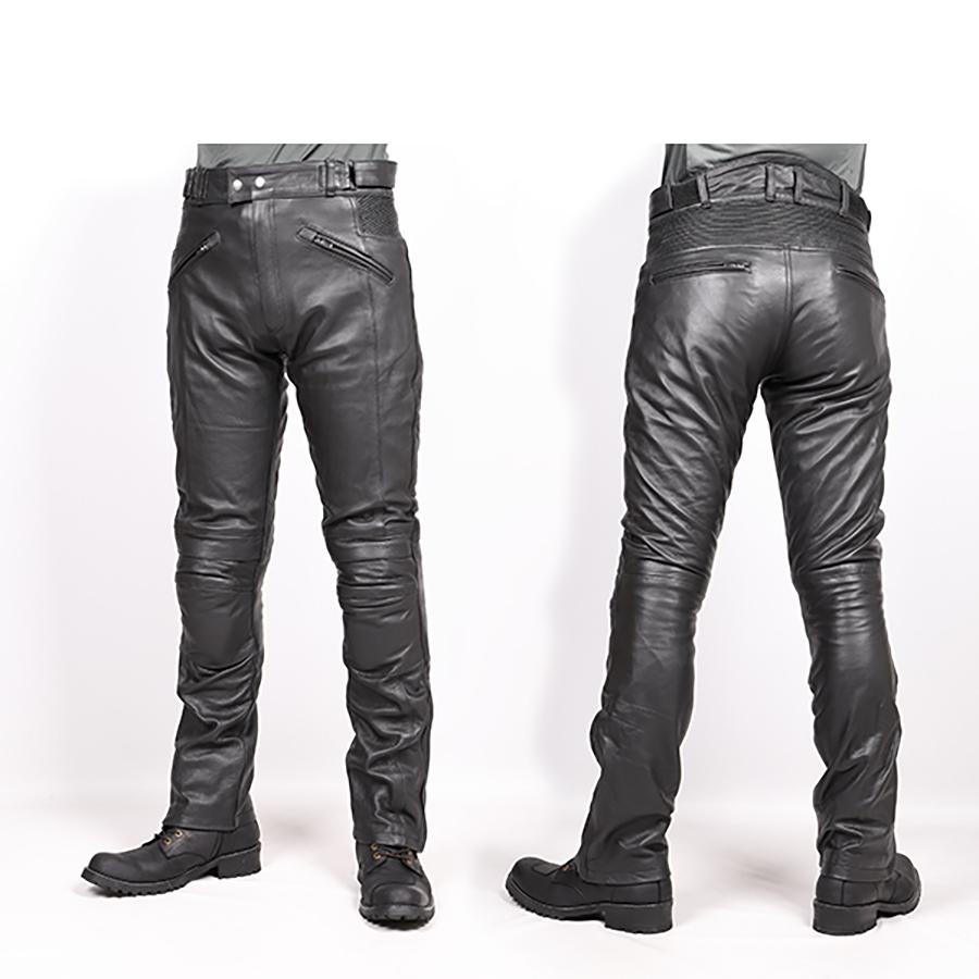 デグナー メンズレザーパンツ ブラック DP-34