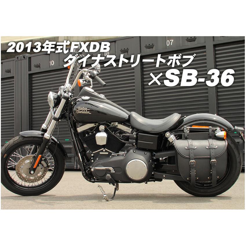 DEGNER（デグナー） レザーサドルバッグ ウインカー避け SB-36