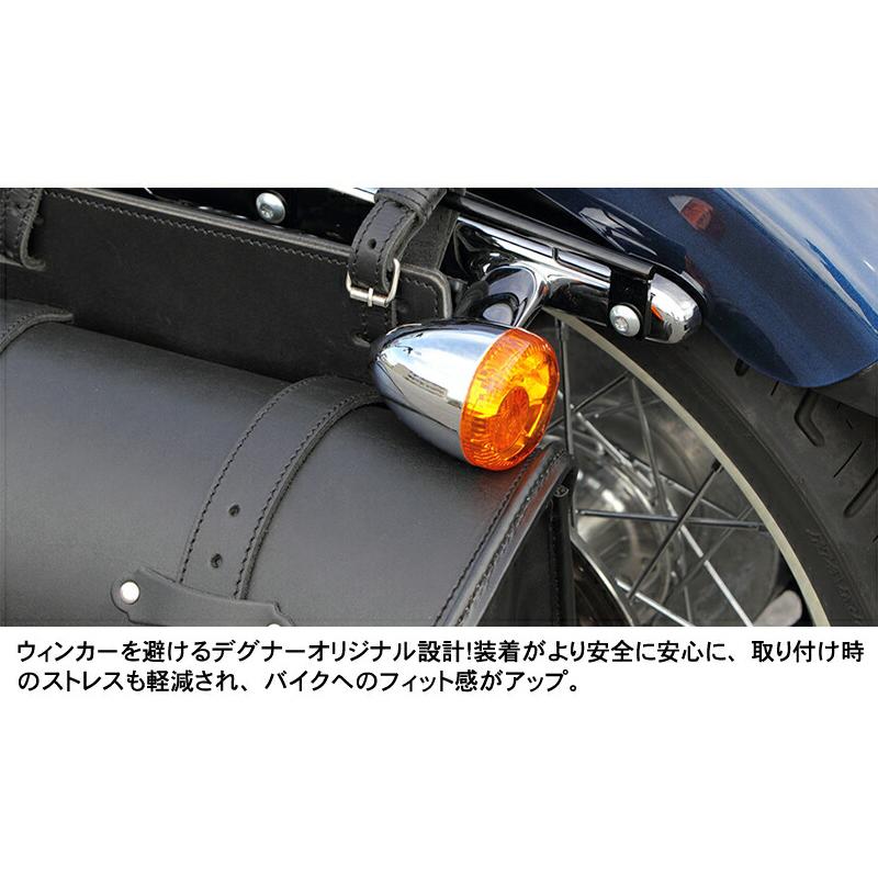 DEGNER（デグナー） レザーサドルバッグ ウインカー避け SB-36