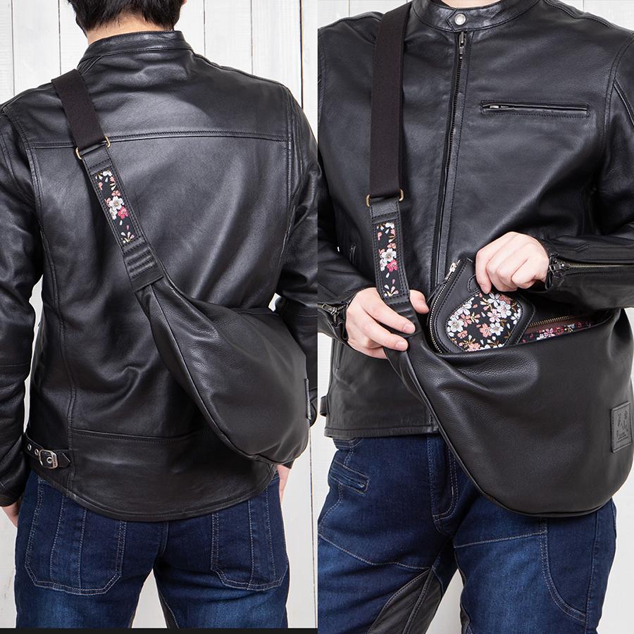 DEGNER（デグナー） レザーバナナバッグ W-105K : バイク・車パーツ