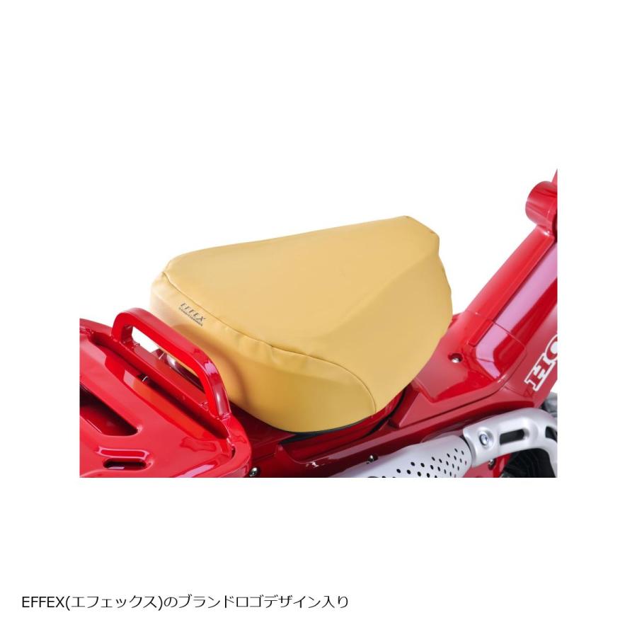 エフェックス GEL-ZAB C(ゲルザブC)　エクスジェル (EXGEL)　ホンダ　スーパーカブシリーズ用　タン 体圧分散 かぶせるタイプ　車種専_6