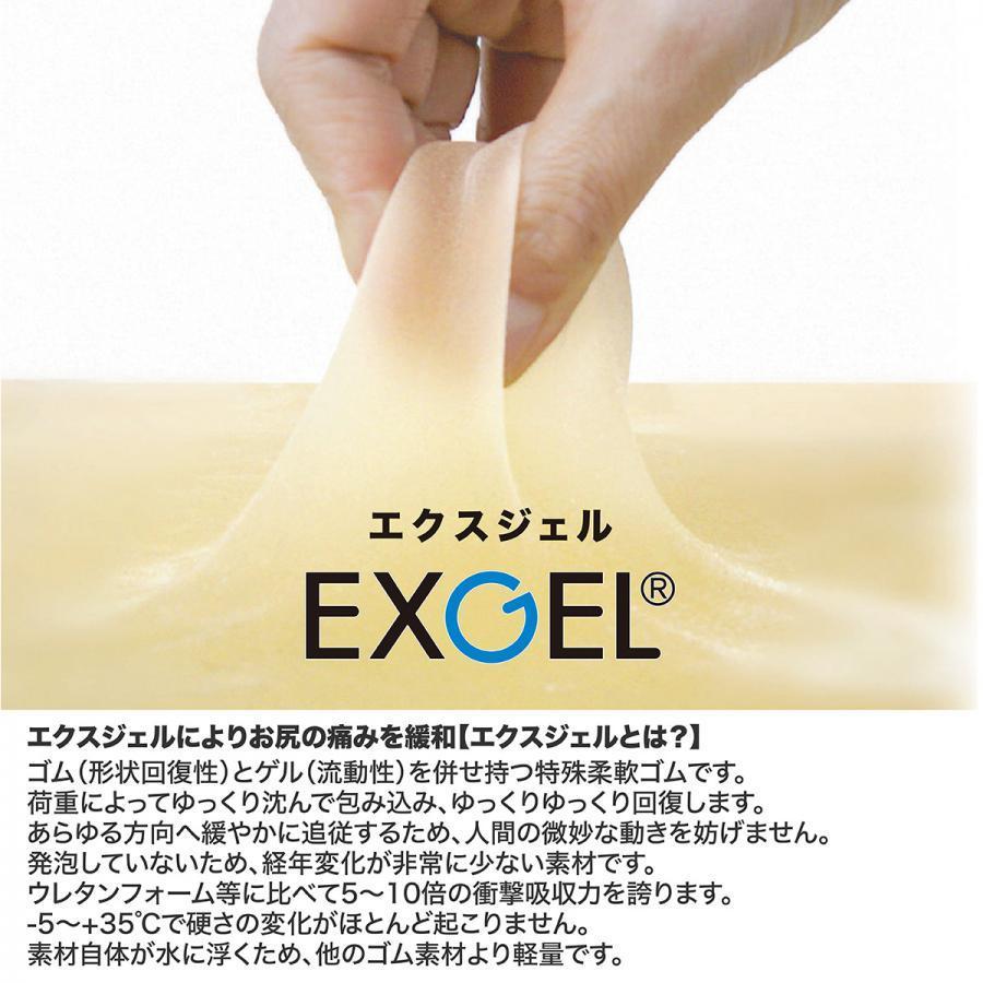 エフェックス GEL-ZAB C(ゲルザブC)　エクスジェル (EXGEL)　ホンダ　スーパーカブシリーズ用　タン 体圧分散 かぶせるタイプ　車種専_9