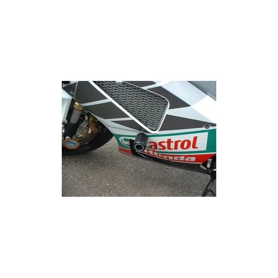 R\u0026G クラッシュプロテクター ホワイト VTR1000SP-2 RG-CP0075WH_4