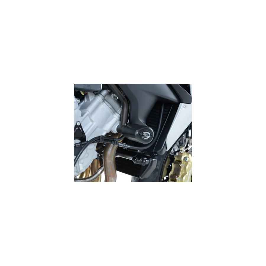 R\u0026G フレームスライダー エアロクラッシュプロテクター ブラック MV AGUSTA アグスタ ブルターレ 675Brutale 800Brutale Dragster800_3