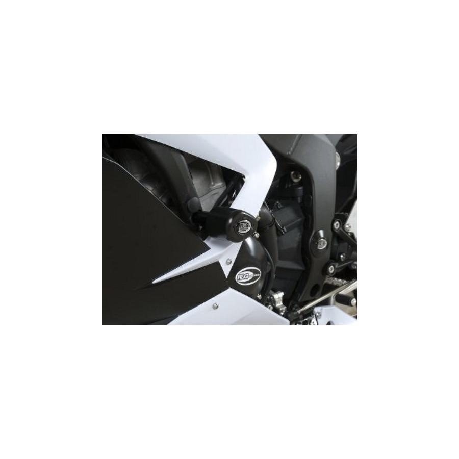 R&G エアロクラッシュプロテクター ブラック ZX-6R/RR RG