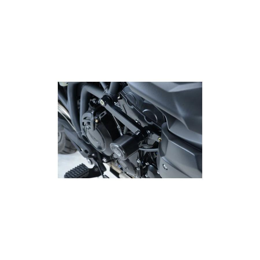 R&G エアロクラッシュプロテクター ブラック TIGER800XC [タイガー] TIGER800 [タイガー] RG-CP0364BL