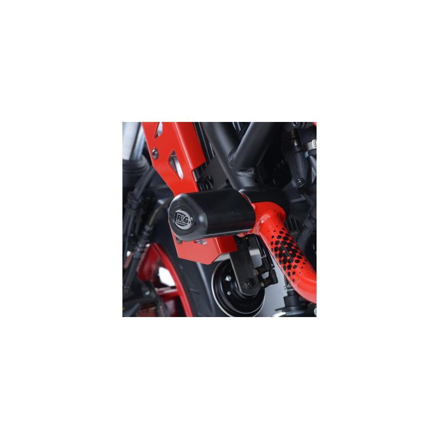 R\u0026G フレームスライダー エアロクラッシュプロテクター ブラック MT-07 MOTOCAGE_2