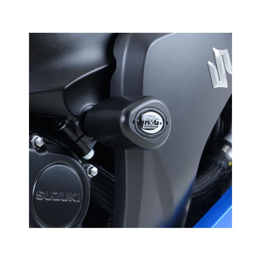 R\u0026G エアロクラッシュプロテクター ブラック GSX-S1000F ABS RG-CP0395BL_1