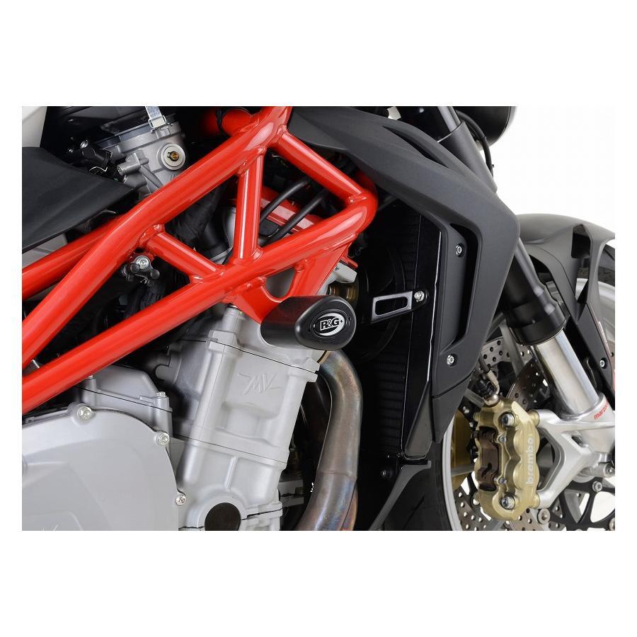 R\u0026G フレームスライダー エアロクラッシュプロテクター ブラック MV AGUSTA Brutale 1090_1