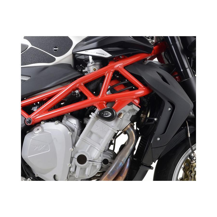 R\u0026G フレームスライダー エアロクラッシュプロテクター ブラック MV AGUSTA Brutale 1090_2